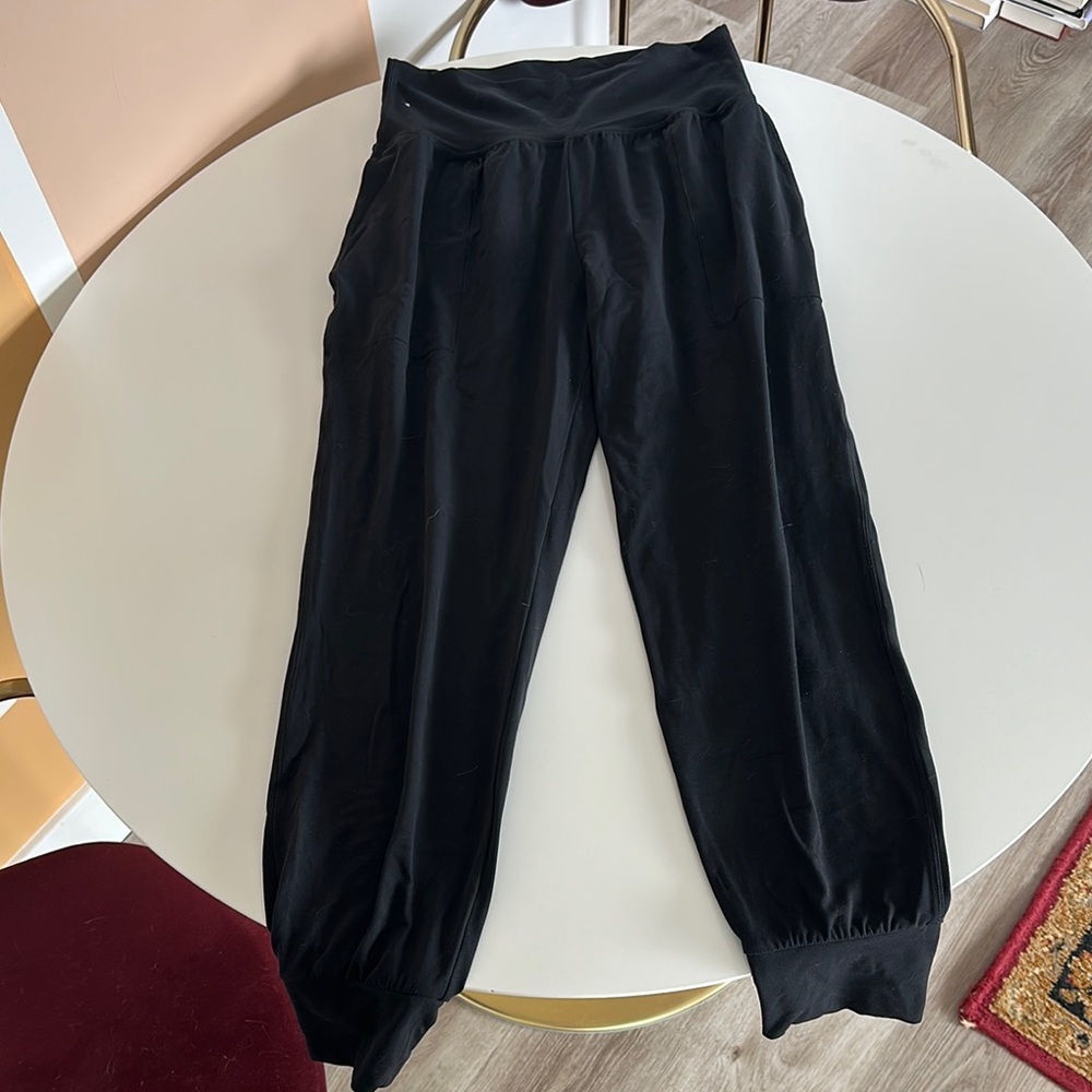 Black High-Waisted athleta cruise Jogger Pants